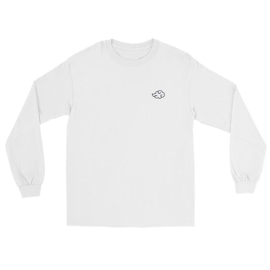 Men’s Long Sleeve Shirt (Akatsuki White)
